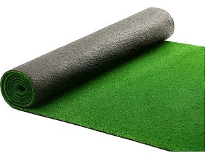 Grama Sintética 12mm Decorativa Jardim 200x50cm Verde