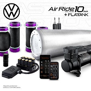 KIT 3 / AirRide Black + FlatTank 10mm | Volkswagen