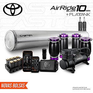 KIT 3 / AirRide Black 10mm + FlatTank | Toyota