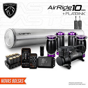 KIT 3 / AirRide Black 10mm + FlatTank | Peugeot