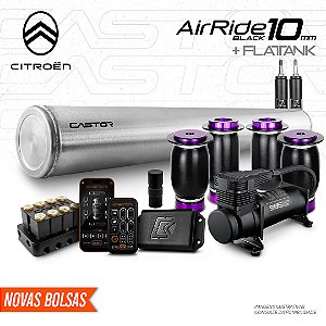 KIT 3 / AirRide Black 10mm + FlatTank | Citroën