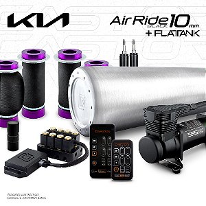 KIT 3 / AirRide Black 10mm + FlatTank | Kia