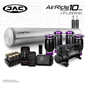 KIT 3 / AirRide Black 10mm + FlatTank | Jac