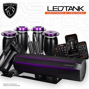 KIT 2 / LEDTank - Montado e Testado - AirRide Black - 8mm | Peugeot