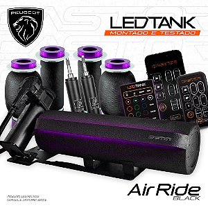 KIT 2 / LEDTank - Montado e Testado - AirRide Black - 8mm | Peugeot