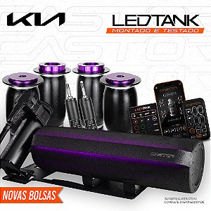 KIT 2 / LEDTank - Montado e Testado - AirRide Black - 8mm | Kia