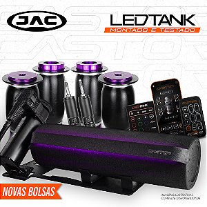 KIT 2 / LEDTank - Montado e Testado - AirRide Black - 8mm | Jac