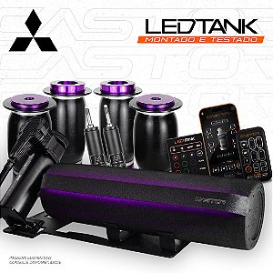 KIT 2 / LEDTank - Montado e Testado - AirRide Black - 8mm | Mitsubishi