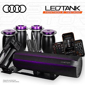 KIT 2 / LEDTank - Montado e Testado - AirRide Black - 8mm | Audi