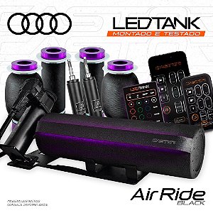 KIT 2 / LEDTank - Montado e Testado - AirRide Black - 8mm | Audi