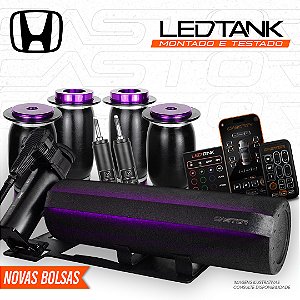 KIT 2 / LEDTank - Montado e Testado - AirRide Black - 8mm | Honda