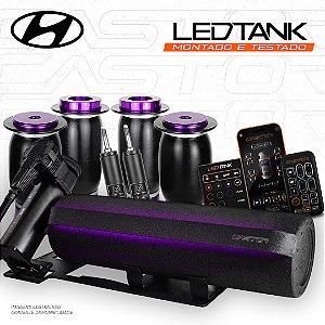 KIT 2 / LEDTank - Montado e Testado - AirRide Black - 8mm | Hyundai