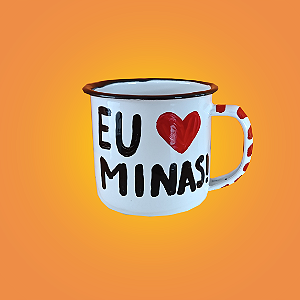 Caneca "Eu amo Minas"