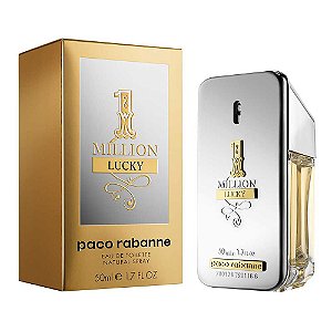 1 MILLION LUCKY de Paco Rabanne - Eau de Toilette - Perfume Masculino - 50ml