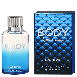 BODY LIKE A MAN de La Rive - Eau de Toilette - Perfume Masculino - 90ml
