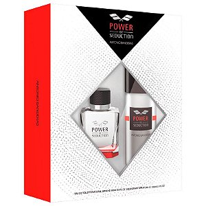 POWER OF SEDUCTION KIT de Antonio Banderas - Eau de Toilette - Perfume Masculino - 100ml + Desodorante Spray - 150ml