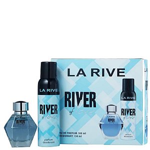 RIVER OF LOVE KIT de La Rive - Eau de Parfum - Perfume Feminino - 100ml + DESODORANTE - 150ml