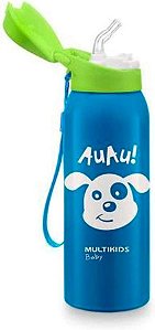 Garrafa Térmica Infantil Inox Canudo Retrátil Silicone