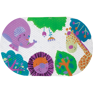 Tapete De Box Infantil Antiderrapante Para Banho Com Ventosas - Selvinha, Buba
