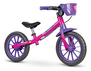 Bicicleta de Equilíbrio Infantil Balance Bike, Feminina - Nathor
