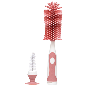 Escova para Mamadeira em Silicone - Buba, Rosa