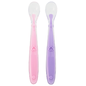 Kit 2 Colheres em Silicone - Buba, Rosa e Lilás