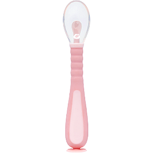 Colher Flexível em Silicone - Buba, Rosa