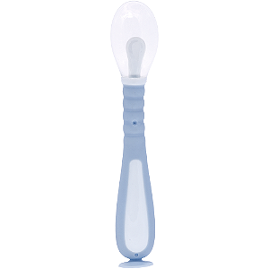 Colher Flexível em Silicone - Buba, Azul