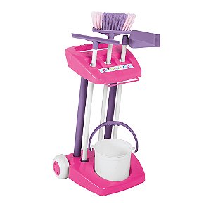 Kit de Limpeza Completo Infantil - Tateti, Rosa