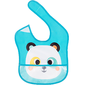 Babador com Bolso Zoo - Buba, Panda