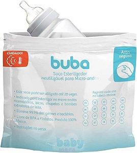 Saco Esterilizador Reutilizável para micro-ondas Buba