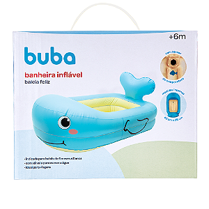 Banheira Inflável Baleia Feliz - Buba
