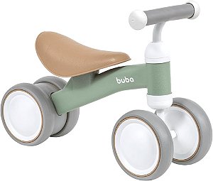 Bicicleta de equilibrio 4 rodas verde - Buba