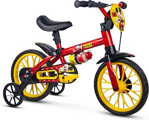 Bicicleta Infantil Mickey Aro 12 Nathor