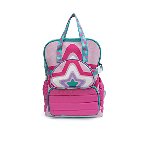 Mochila Bebê Bolsa Maternidade Menina Passeio Infantil Mait
