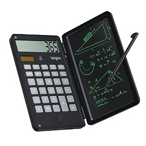 CALCULADORA COM TELA P. ANOTAÇÃO PRETA