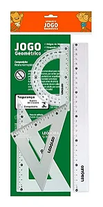 JOGO GEOMETRICO 1.GRAU/4 PECAS CX/12 LEOELEO