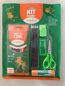 KIT LAPIS DE COR 12 CORES UND LEOELEO VERDE