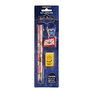 KIT LAPIS HB HARRY POTTER 2 LAPIS/APONTADOR/BORRACHA LEOELEO UNIDADE