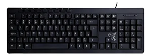 TECLADO MULTIMIDIA SK-2030 COM FIO USB2.0 PRETO UNIDADE