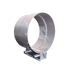 Abracadeira Flexivel Escape - Mercedes - 6964927140 - 115X120X70MM COMPLETA