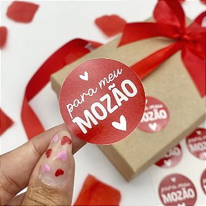 25un Adesivo "Mozão" Vermelho - Coleção Dia dos Namorados