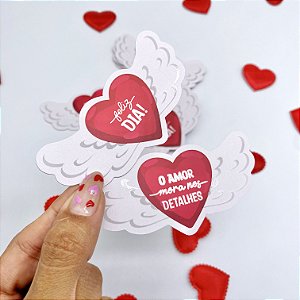 25un Cartão "Asas" - Coleção Dia dos Namorados