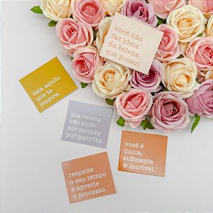 20un Mini Cartão Frases 2.0 - Coleção Dia das Mulheres 2024
