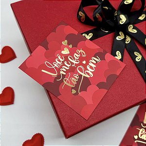 10un Postal Hot Stamping "Faz Tão Bem" - Coleção Dia dos Namorados