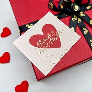 10un Postal Hot Stamping "Você é Tudo" - Coleção Dia dos Namorados
