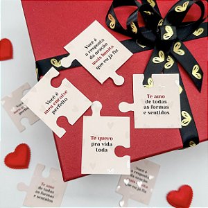 10un Postal Quebra-Cabeça Frases - Coleção Dia dos Namorados