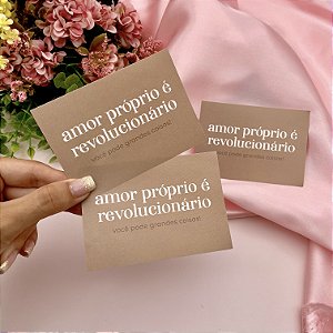 25un Mini Folheto "Amor Próprio é Revolucionário" Nude