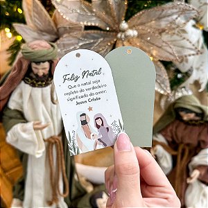 10un Tag "Manjedoura" - Coleção Natal