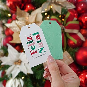 10un Tag "Feliz Natal" - Coleção Natal
